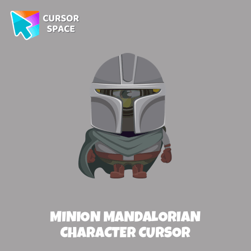 Minion Mandalorian Character cursor arrow cursor