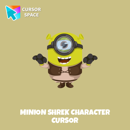Minion Shrek Character cursor arrow cursor