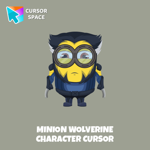 Minion Wolverine Character cursor arrow cursor