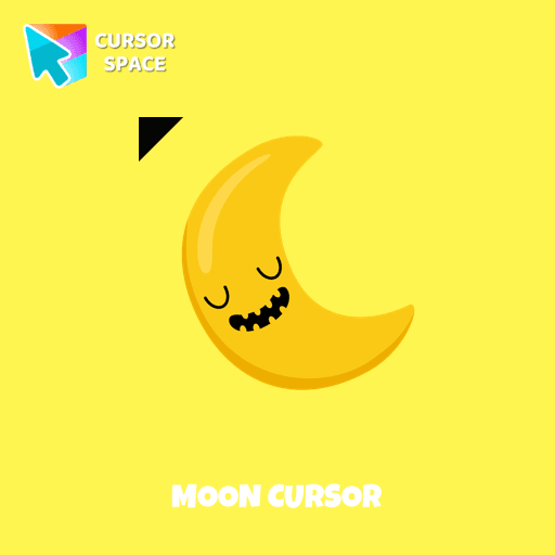 Moon cursor pointer cursor