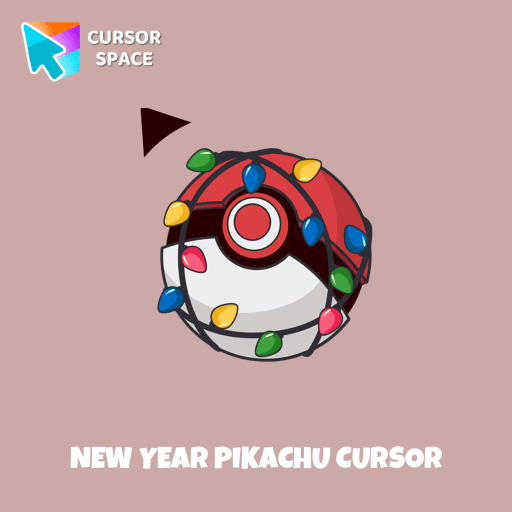 New Year Pikachu cursor pointer cursor