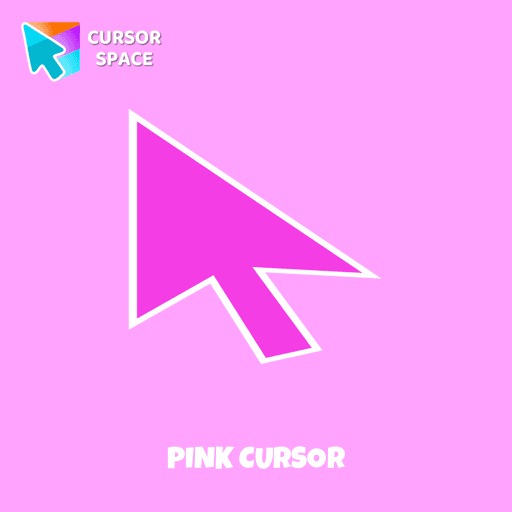 Pink cursor arrow cursor