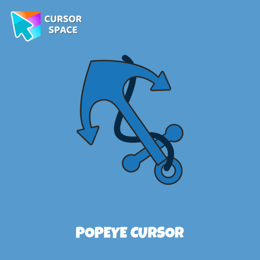 Popeye cursor pointer cursor
