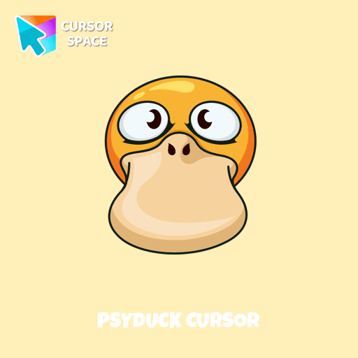 Psyduck cursor arrow cursor