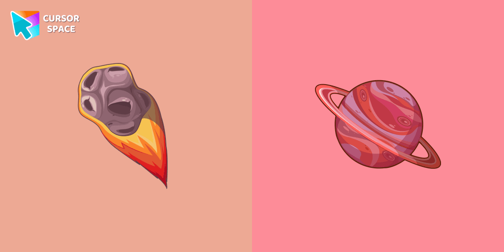 Saturn Planet cursor