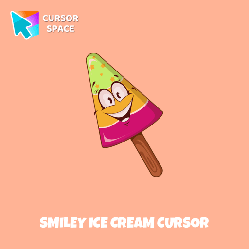 Smiley Ice Cream cursor arrow cursor