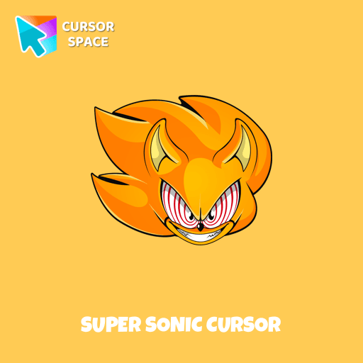 Super Sonic cursor arrow cursor