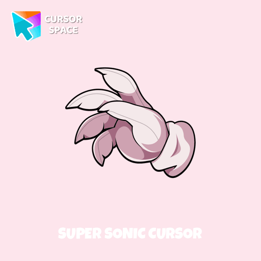 Super Sonic cursor pointer cursor
