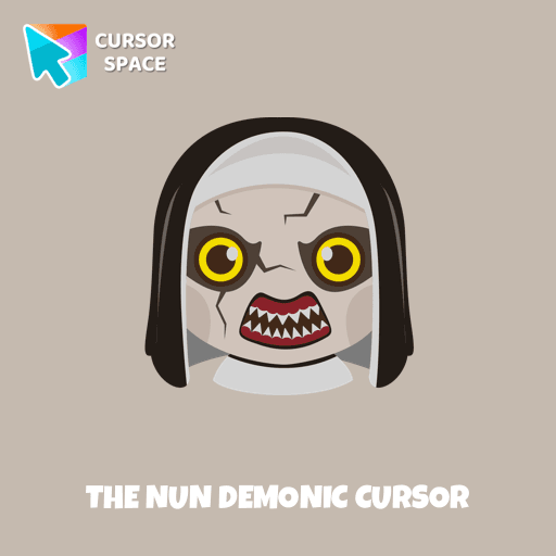 The Nun Demonic cursor arrow cursor
