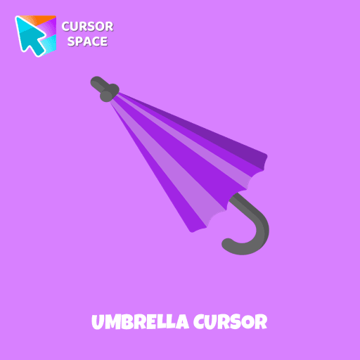 Umbrella cursor arrow cursor