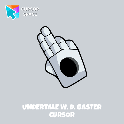 Undertale W. D. Gaster cursor pointer cursor
