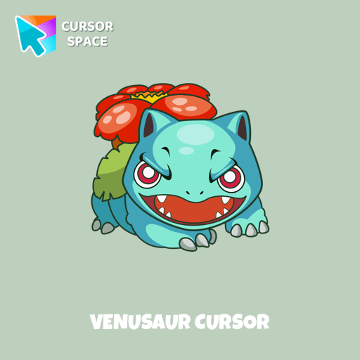 Venusaur cursor arrow cursor