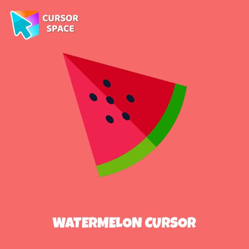 Watermelon cursor arrow cursor