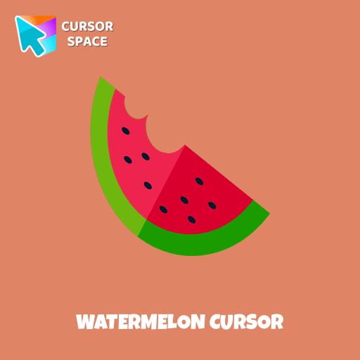 Watermelon cursor pointer cursor
