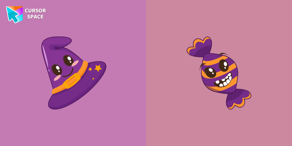 Witch Hat with Candy cursor