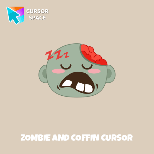 Zombie and Coffin cursor arrow cursor
