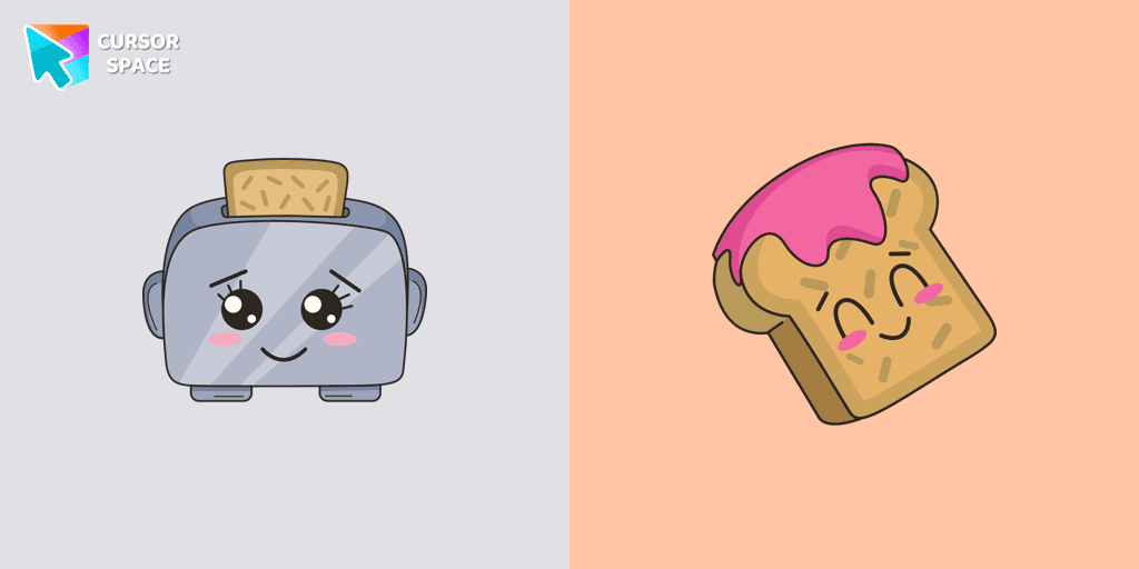Kawaii Toaster cursor