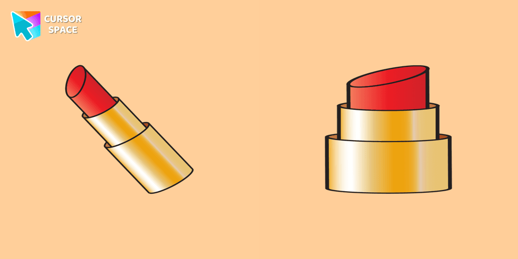 Lipstick cursor