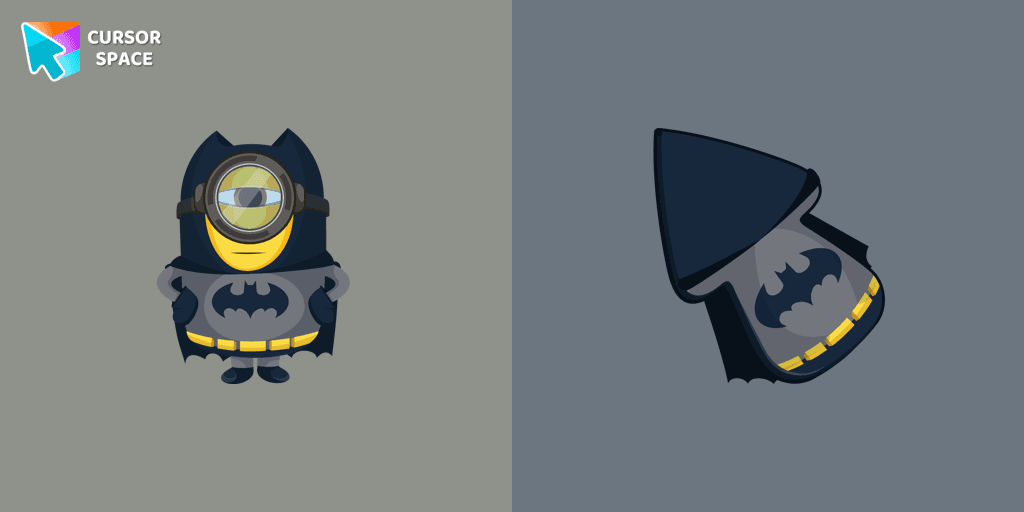 Minion Batman Character cursor